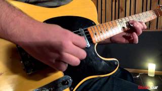 Vincenzo Grieco How to play Larry Carlon Style (telecaster reissue 52,Fender Twin Amp Red knob)