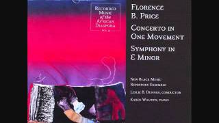FLORENCE B. PRICE: Piano Concerto in One Movement (1934) - First Section