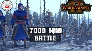 7000 MAN BATTLE - Total War Warhammer 2 - Online Battle 340