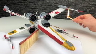 Star Wars Fighter from Matches-Match Chain Reaction Amazing Fire Domino