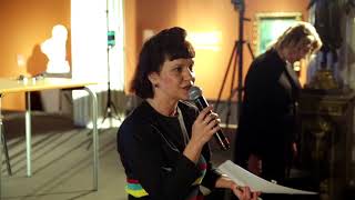 Марина Лошак, презентация коллекции новейшего искусства Пушкинский ХХI