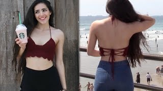 DIY Maroon Scalloped Crochet Top