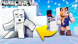 Minecraft: ZIMOWY HIDE AND SEEK!! - ZABAWA W CHOWANEGO | Vito vs Bella