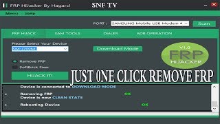 SAMSUNG ALL MODEL  BYPASS  FRP HIJACKER TOOL JUST 1 CLICK REMOVE FRP-2018