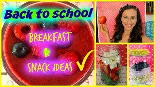❥ Back to school 2015: Zdravé snídaně a svačinky ❤️