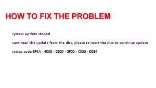 HOW TO FIX XBOX 360 ERROR CODE Status Code 3F4A - 4099 - 2800 - 0F00 - C000 - 0034