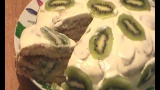 Торт из готовых бисквитных коржей