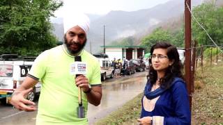 Landsliding at Hemkunt Sahib ANCHOR- S.CHARNJIT SINGH - WITH S.D.M