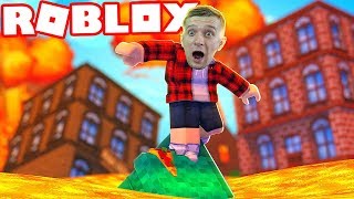 ЧЕЛЛЕНДЖ ПОЛ Это ЛАВА в ROBLOX и в РЕАЛЬНОЙ ЖИЗНИ! Как мы Бежим от ЛАВЫ! Милана и папа от FFGTV