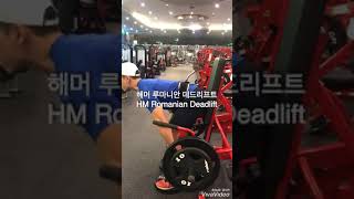 [운동백과 다니엘] 해머 루마니안 데드리프트 Hammer Strength Romanian Deadlift