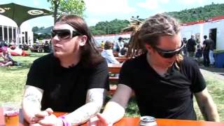 Shinedown 2009 interview - Brent Smith and Barry Kerch (part 1)