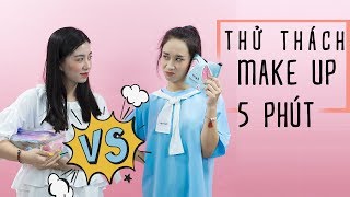 5 PHÚT MAKE UP CÙNG MẪN TIÊN | 5 MINNUTES MAKE UP CHALLENGE | HƯƠNG WITCH