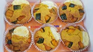 단호박크림치즈머핀 sweet pumpkin creamcheese muffin -  아이들과 함께 만드는 할로윈요리 할로윈머핀