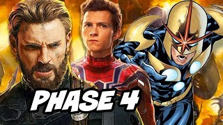 Avengers Infinity War Captain America Scene and Marvel Phase 4 News Explained