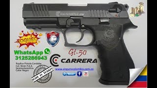 Pistola Fogueo Carrera GT50 Córdoba WhatsApp 3125286943 Airguns Colombia Detonador o de Salvas