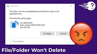 How to Delete File/Folder that Won't Delete (Solved!) | TechBaffle