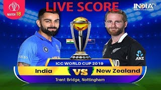 INDIA Vs NEW ZELAND Live Cricket Score | IND Vs NZ Live Score | World Cup 2019 LIVE Score
