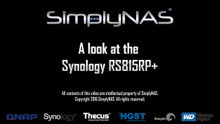 Synology RS815RP+ Product Overview and Discussion  | SimplyNAS |