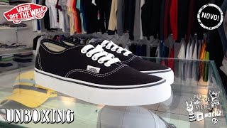 UNBOXING Vans Authentic (Classic) Black - ROCKZ