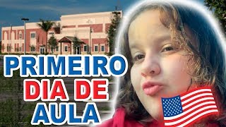 ROTINA DO MEU  PRIMEIRO DIA DE AULA NA ESCOLA NOVA