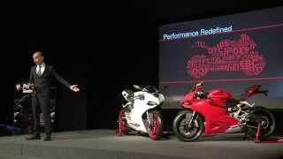 Claudio Domenicali presents the new Ducati 899 Panigale in Bologna