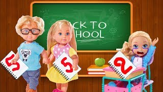 Любовь и двойки за неуспеваемость! Мультик про школу Барби!