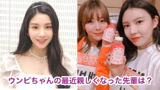 ［IZONE 日本語字幕］ウンビちゃんの最近親しくなった先輩は？