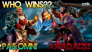 Phantom Assassin & Omniknight X Axe & Dazzle Combo - Dota2