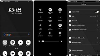OPPO (ColorOS) Theme : Black & White