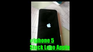 iphone 5 / 5s Stuck Logo Apple Done Solved with itunes
