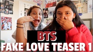 BTS (방탄소년단) 'FAKE LOVE' Official Teaser 1 REACTION!!!
