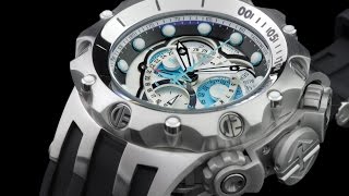 Invicta 20423 52mm Reserve Venom Hybrid Master Calendar Chronograph Strap Watch