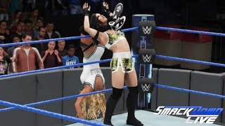 WWE 2K18 SMACKDOWN LIVE CARMELLA VS SONYA DEVILLE (WITH MANDY ROSE)