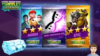 TMNT Legends - Trans-Dimensional DNA Pack, Human Pack, Epic Gold Pack & Event Chests!