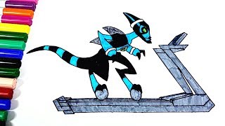 COLORING PAGES BEN 10 XLR8 - Coloring Videos Ben 10 Coloring for Kids  Coloring Book 2019