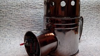 Походная турбопечка своими руками
