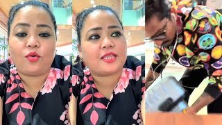 Watch - Bharti Singh FUNNY Video While Shopping With Husband In Mall