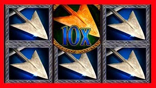 BIG WINS! I Love This Slot Machine! Robinhood & The Golden Arrow Slot Machine Bonuses