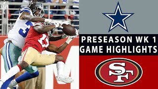 Cowboys vs. 49ers Highlights | NFL 2018 Preseason Week 1