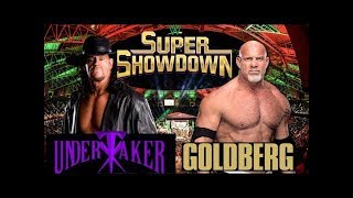 WWE Showdown Goldberg Vs Undertaker - Full Match ||  Super Showdown 2019 || Saudi Arabia