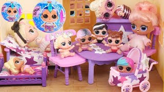 LOL Surprise Dolls Boy Gets BEDROOM at Baby Brothers Wedding | Toy Egg Videos