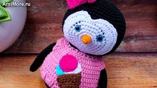 Амигуруми: схема Пингвиняша. Игрушки вязаные крючком - Free crochet patterns.