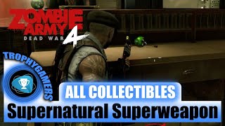 Zombie Army 4 Dead War - All Collectibles Locations -Supernatural Superweapon -Meat Locker Chapter 3