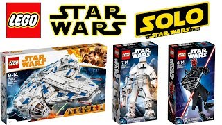 Lego Star Wars Han Solo a Star Wars Story 2018 Sets