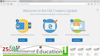 Windows 10 Fall Creature update October 2017 version 1709 build 16299.19