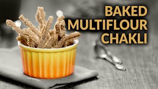 Baked Multiflour Chakli Sticks | Healthy Snacks Recipe | Instant Crunchy Chakli | JOOS Food
