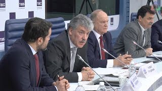 Резкая и полная пресс-конференция П. Грудинина «20 шагов к достойной жизни каждого»