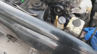Замена помпы и ремня ГРМ на  Тоете Калдина. TOYOTA Caldina.