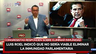 VIZCARRA INSISTE EN ELIMINAR LA INMUNIDAD Y CONGRESISTAS RESPONDEN