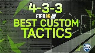 FIFA 16 4-3-3 TUTORIAL / BEST CUSTOM TACTICS & PLAYER INSTRUCTIONS / HOW TO PLAY WITH 4-3-3(4)